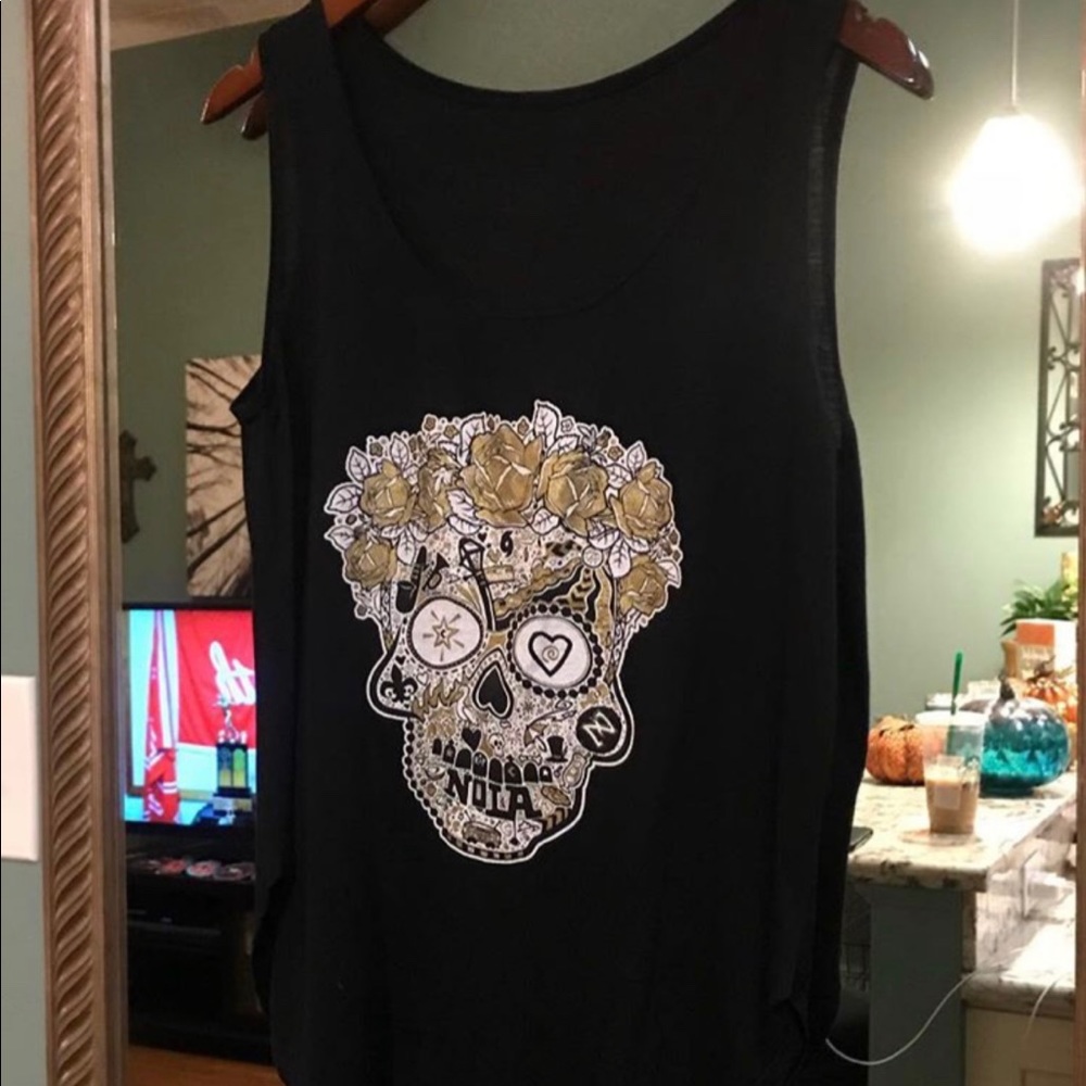 Black, comfortable, NOLA tank top